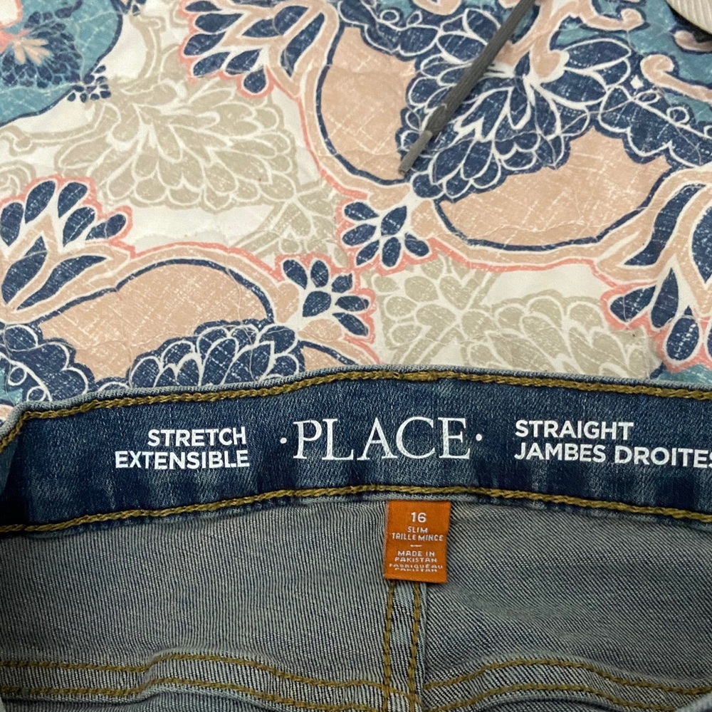 Place Boy’s Classic Blue Straight Leg Jeans